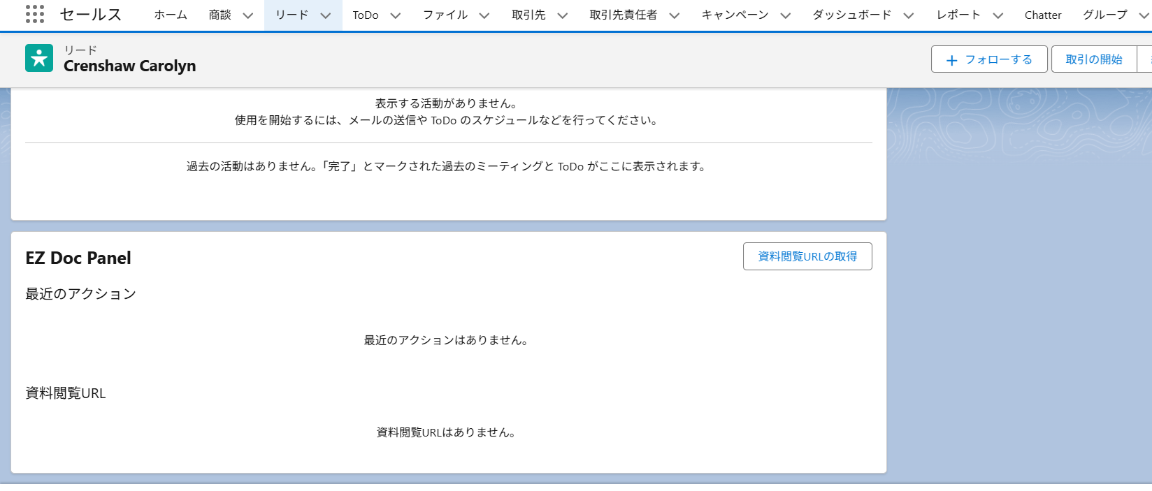 レコードページ